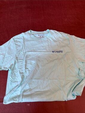 Columbia Mint Green Short Sleeve Logo Tee